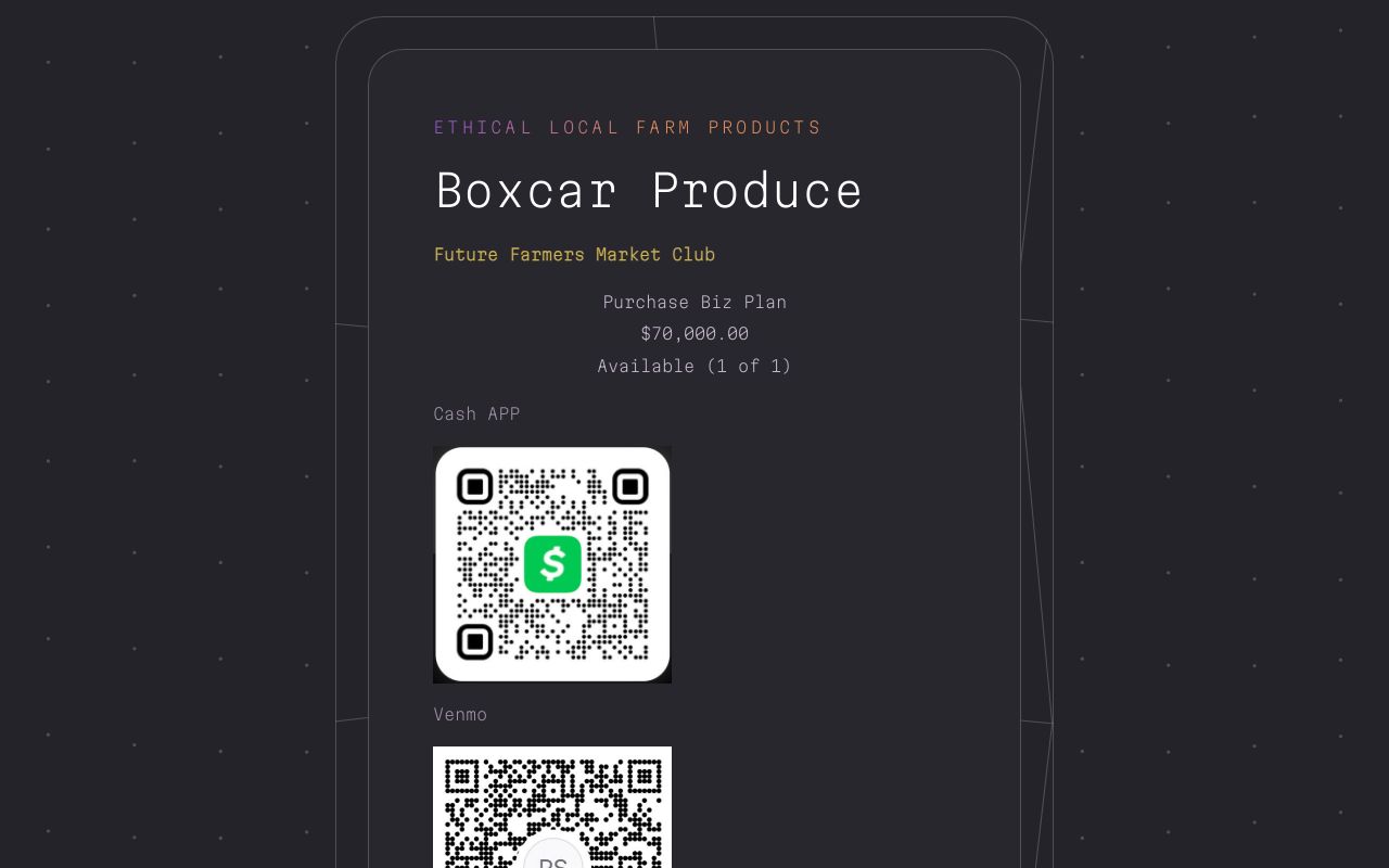 Carrd profile picture for @boxcar